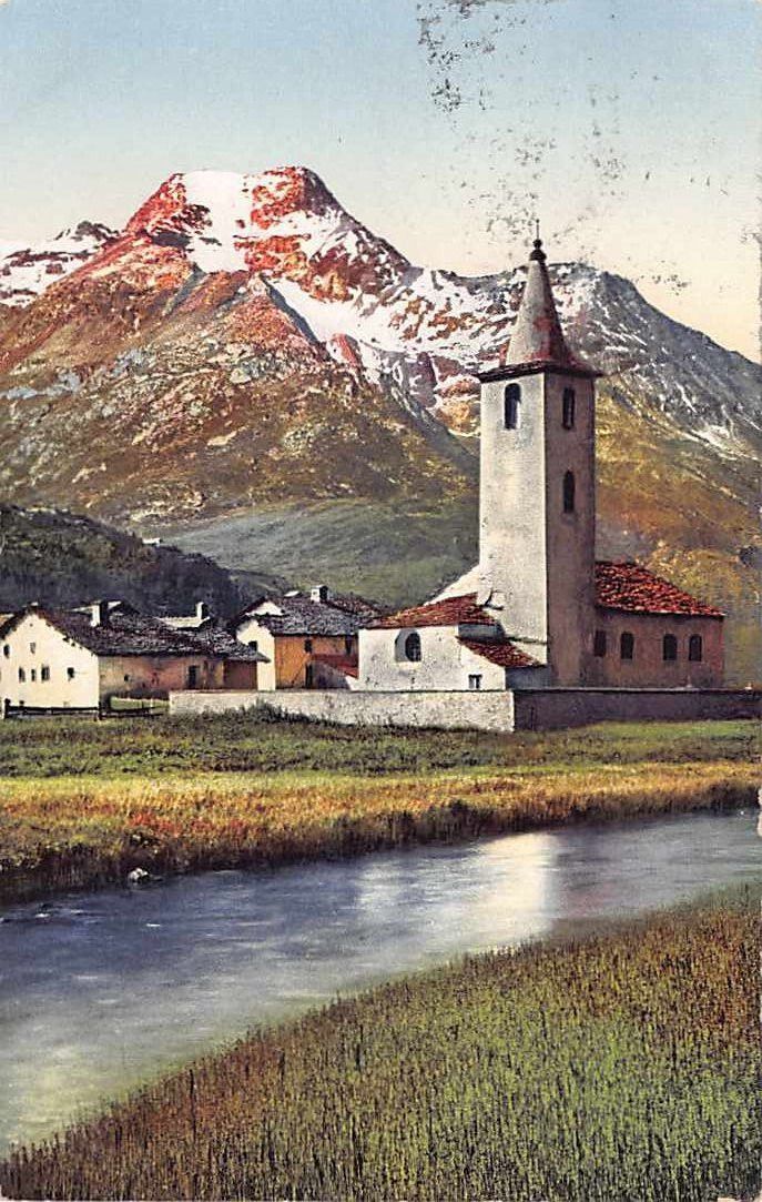 Cartoline postali: GRUSS aus SILS-BASELGIA GR 1918 – Usato da Winterthur venduto da SchatzchischtliWinti