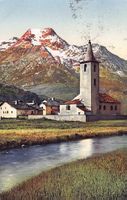 GRUSS aus SILS-BASELGIA GR 1918