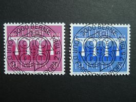 1984 Nr. 708+709 mit ET-Vollstempel