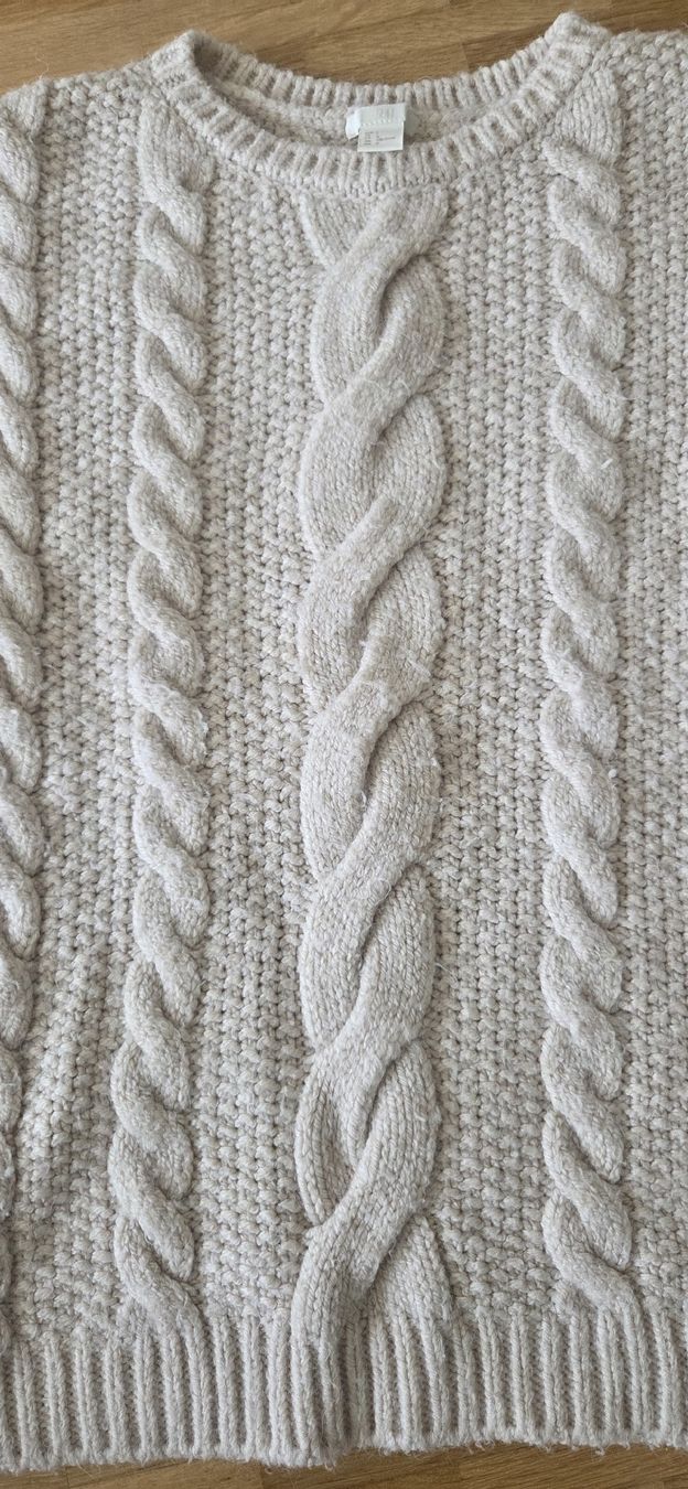Pullover & Sweatshirts: Damen Pullover Zopfmuster beige Grösse L H&M  – Gebraucht aus Zürich von Mmg75 2