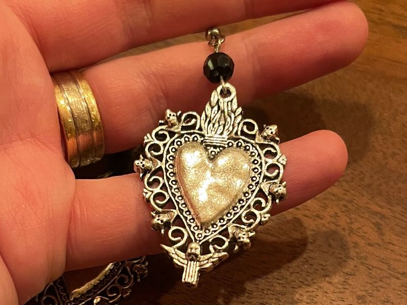 Orecchini pendenti & Orecchini a lobo: Ohrringe Herz, Vintage Look,  Gothic – Nuovo e nell'imballaggio originale da Gams venduto da Mariawicca 3