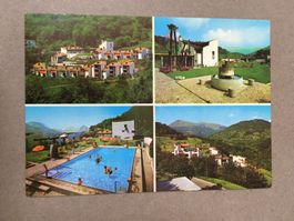 Lugaggia Tessin 1979 Migros Dorf mehrbildrig mit Pool