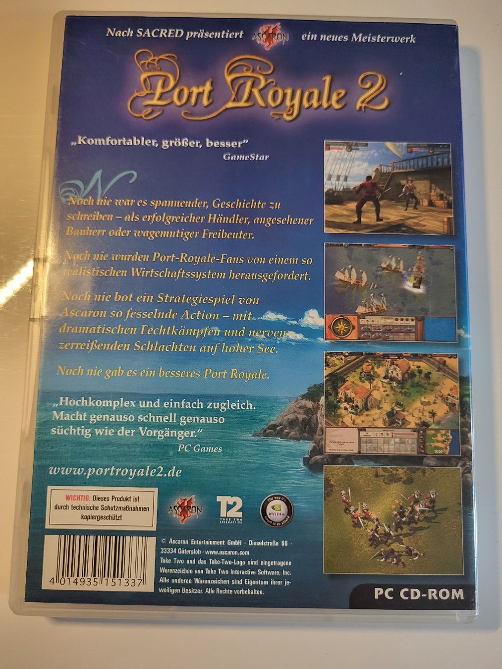 Giochi: Port Royale 2 - Jeu PC - Edition Collector Box - CiB – Usato da Conthey venduto da Th3gr4yf0x 2