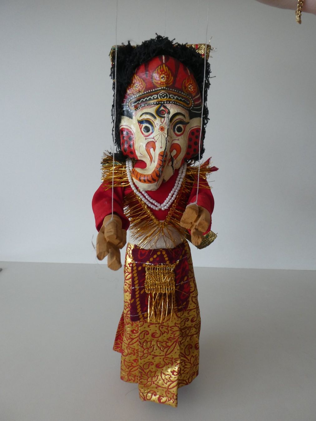 Puppen: Marionette mit Doppelgesicht aus Nepal – Gebraucht aus Basel von Robyn 1