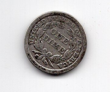 Tutti le monete: (1109) USA, 1 Dime 1856 – Usato da Rüthi (Rheintal) venduto da erdnuessli1