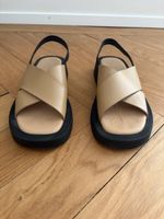 Beige Leather Sandals – size 35/36 – Made in Spain
