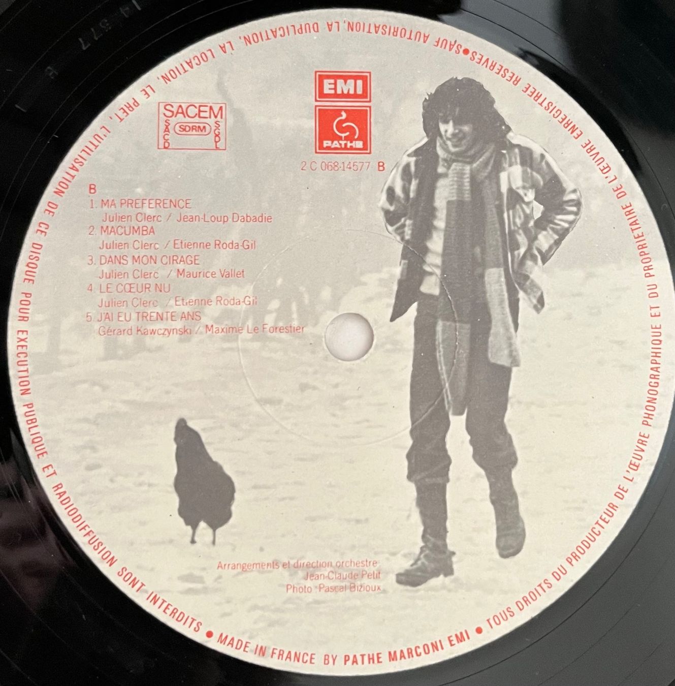 Dischi in vinile: JULIEN CLERC - JALOUX - 33 Tours – Usato da Bussigny venduto da vinyl-pas-cher 3