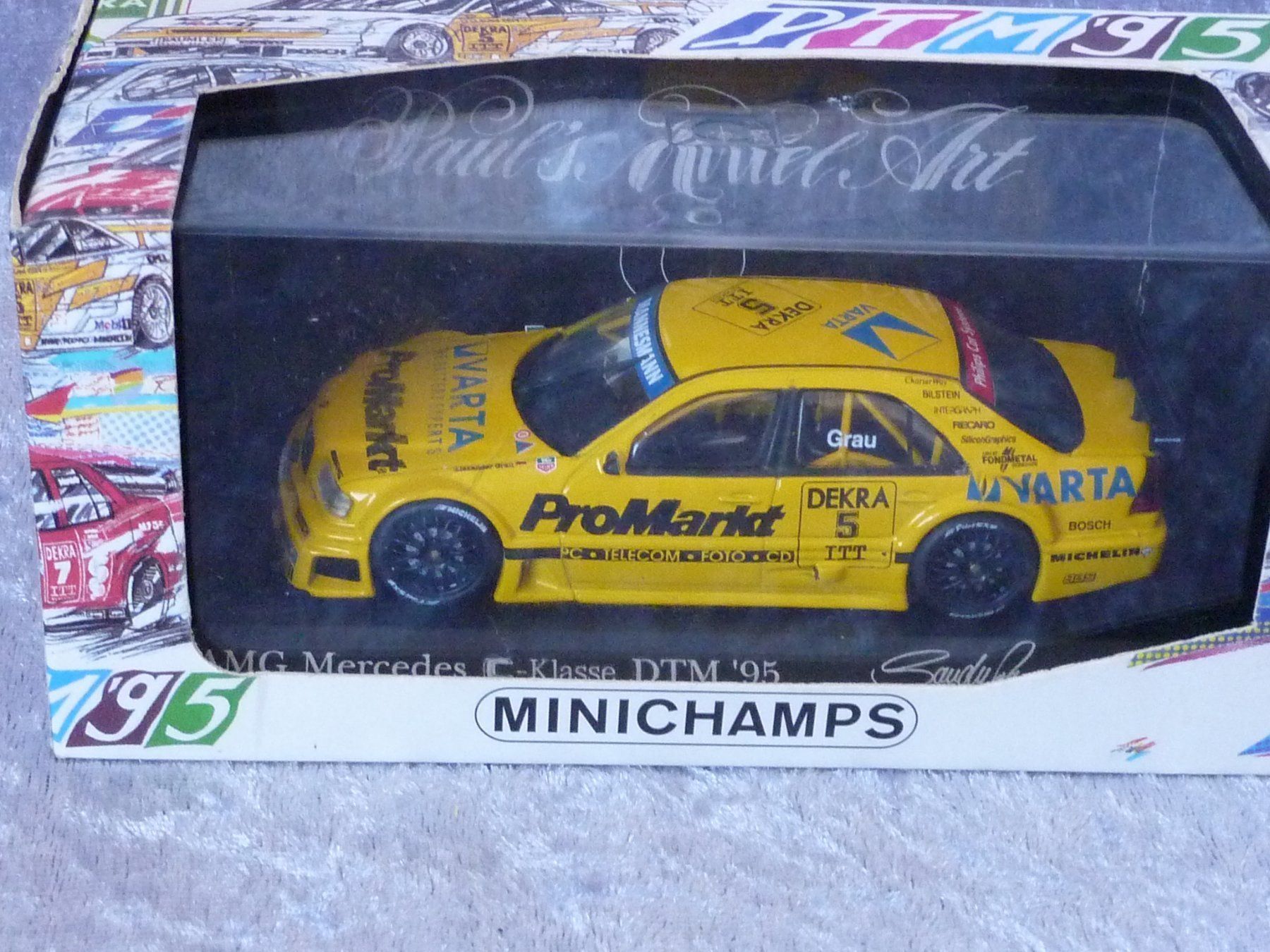 Minichamps Modellini d'auto: Mercedes DTM 1995 #5  1:43 – Nuovo e nell'imballaggio originale da Dürrenäsch venduto da modellautos4you 6