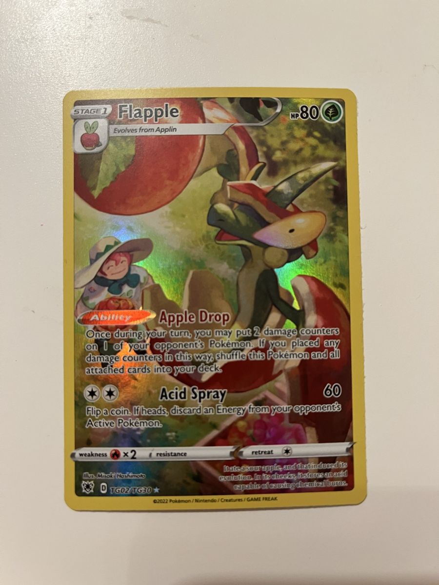 Pokémon Sammelbilder & Trading cards: Flapple Illustration rare Pokemon EN – Neu (gemäss Beschreibung) aus Reichenbach i. K. von del_c7lw