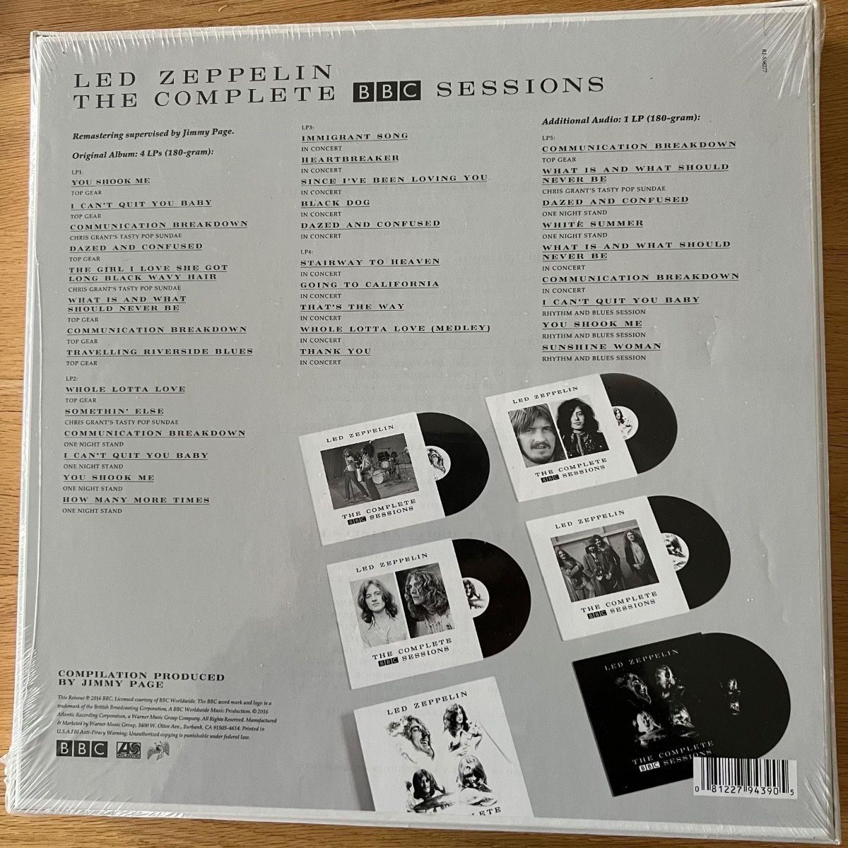 Schallplatten: Led Zeppelin - The Complete BBC Sessions / 5 LP-Box NEW – Neu und originalverpackt aus Gais von soundcave57 2