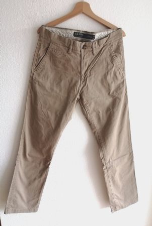 Chino Hose beige W33, L32 C&A