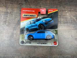 Matchbox Porsche Macan S, Blau, Neu in OVP, Top Zustand