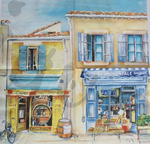 Serviettes: Serviette strasse in paris (rar) – Neuf (Voir description) à Schlatt TG par kreativ-atelier