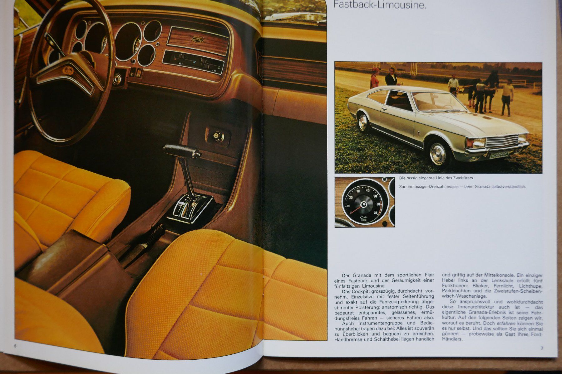 Ford Dokumente: FORD Granada   Originalprospekt – Gebraucht aus Madiswil von ML911 3