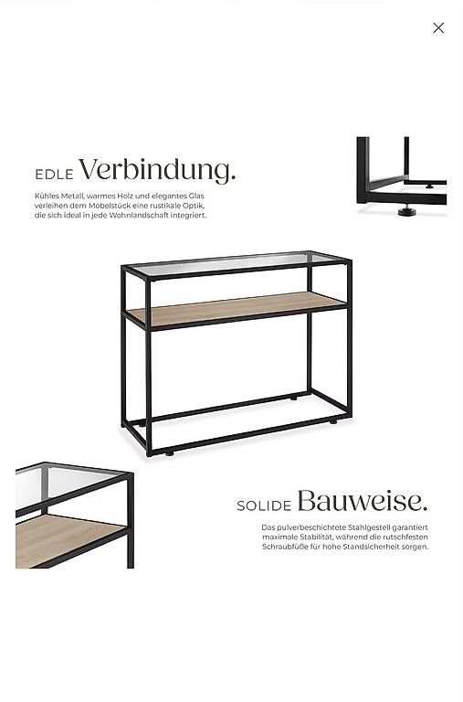 Tavoli: tectake Konsolentisch Kilkenny 100x41x80,5cm – Usato da Zürich venduto da johannes.th 1