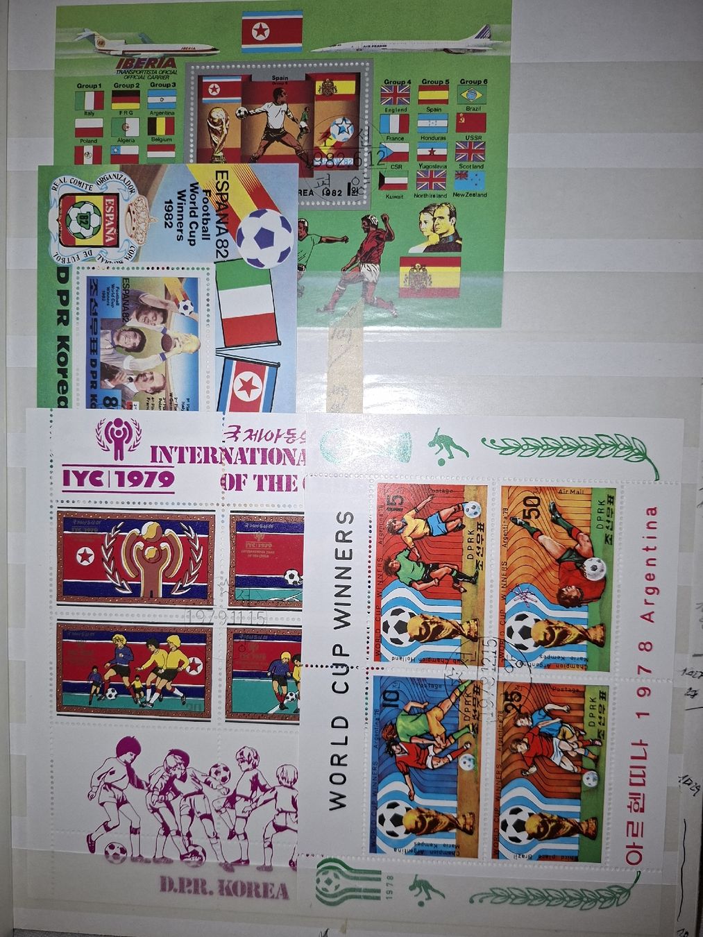 Alle Briefmarken: 31 Sonderblocks Korea – Gebraucht aus Balgach von SIMEON27 9