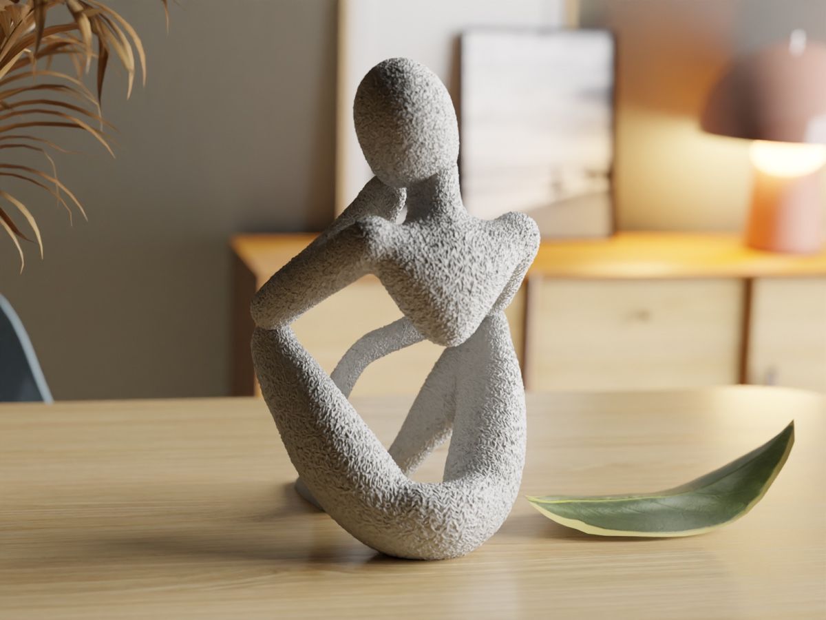 Skulpturen & Statuen: Sculpture décorative "Ressonance Céleste" texturée – Neu und originalverpackt aus Genève von Versa3D.ch 1