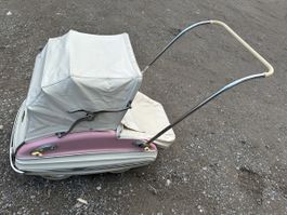 Wisa gloria kinderwagen blech 50er 60er jahre swiss made