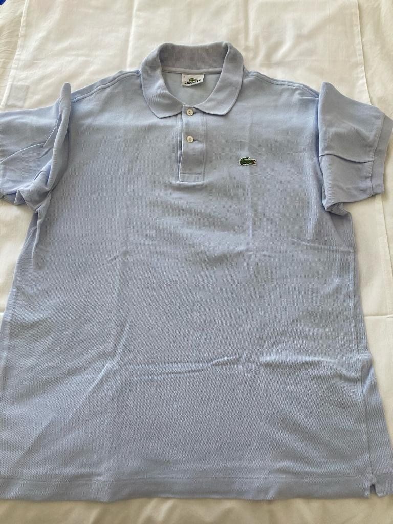 Lacoste Magliette Polo: Polo LACOSTE Homme light blue – Usato da Zürich venduto da aygo_a