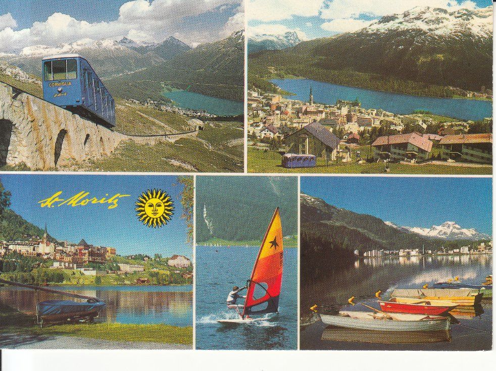 Cartoline postali: St. Moritz 1985 – Usato da Bürglen TG venduto da StampGraf