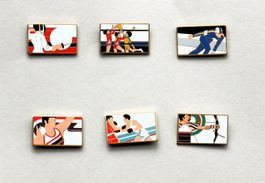 Pin Set 29, 6 Stück Pin «Div. Sportarten Set 2»