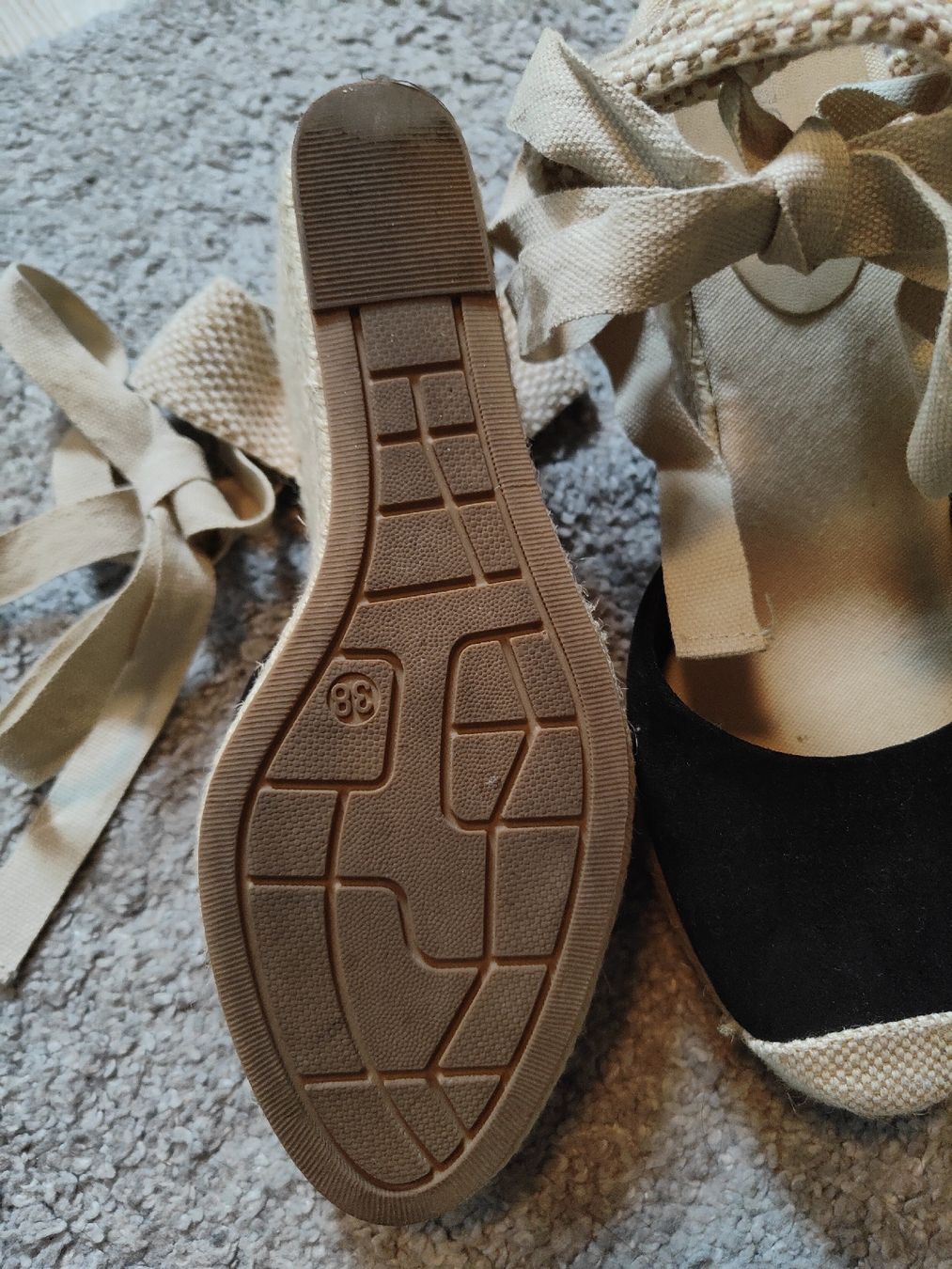 Graceland Scarpe da donna: Sommerliche Espadrilles in Schwarz, Grösse 38, – Usato da Erlinsbach SO venduto da xandra23 2