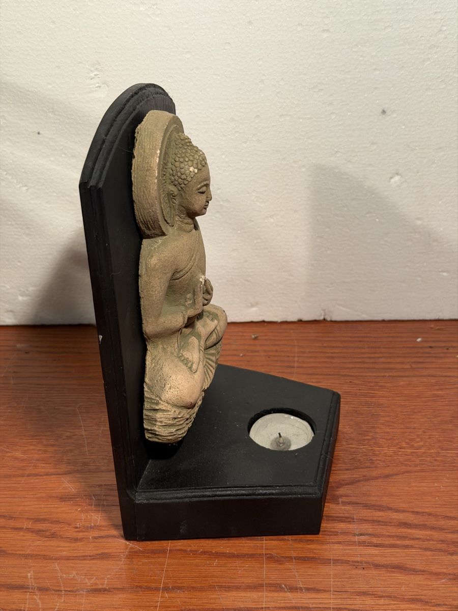 Tutte le decorazioni: Zen Buddhist Statue with Tealight Holder - Peaceful Decor – Usato da Lausanne venduto da vas_mbk2 3