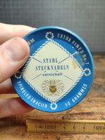Wunderschöne alte Blechdose Stahl Stecknadeln  zu verkaufen