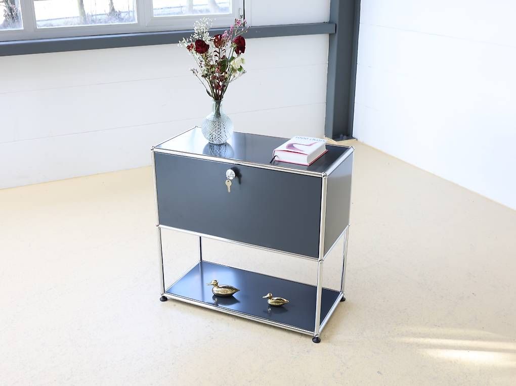 USM Scaffali: USM Haller Sideboard 1x2, Anthrazitgrau – Usato da Meinisberg venduto da atelier_TILIJA 1