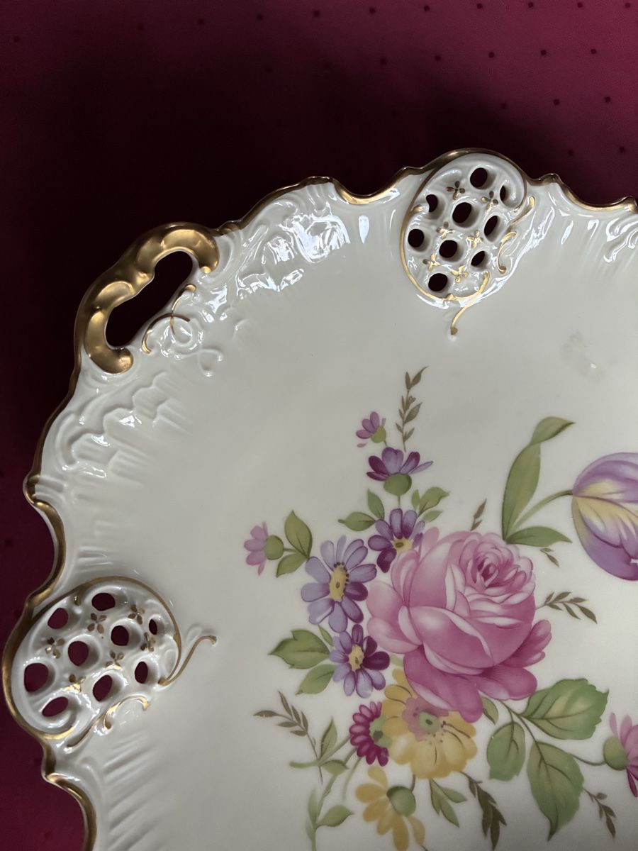 Rosenthal Schalen: Rosenthal grosse Gebäckschale – Gebraucht aus Dornach von Rosengarten 4