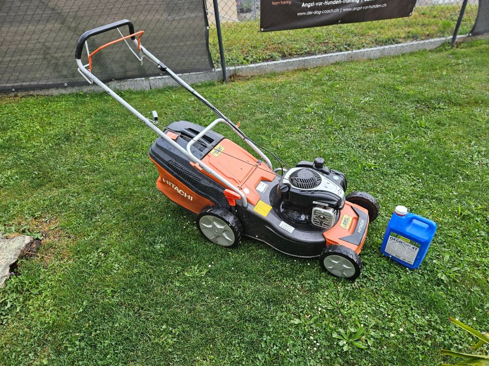 Hitachi Benzinrasenmäher mit Antrieb 4T Kaufen auf Ricardo
