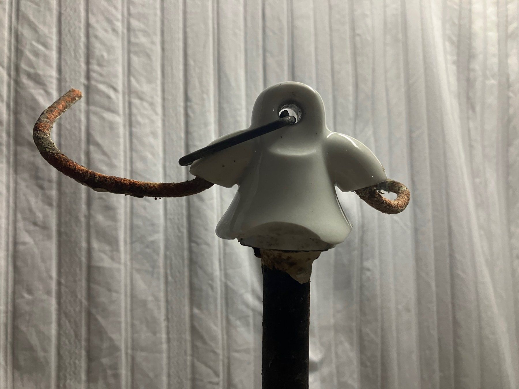Lampen: Alte Email Lampe mit Hängestab – Gebraucht aus Zürich von Uringo 2