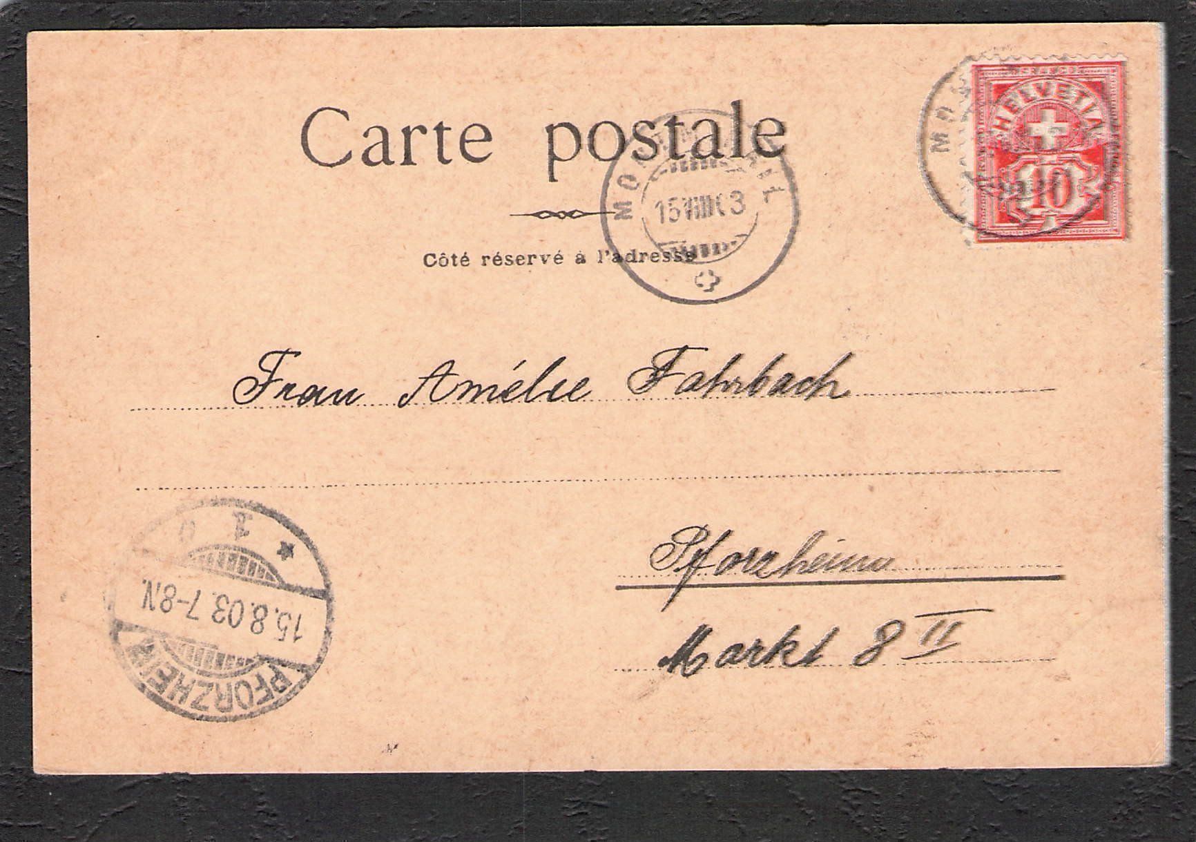 Cartes postales: AK, NE Chapelle de Montmirail , 1903 – D'occasion à Reichenburg par Pipo-67 1