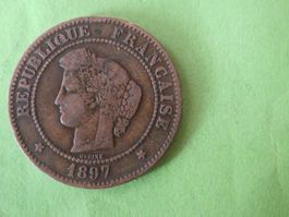 Frankreich 1897, 5 Centimes