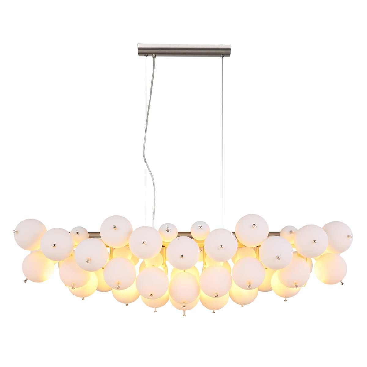 Lampadari & plafoniere: Pendelleuchte, Nickel, 120 cm Höhe – Nuovo (secondo la descrizione) da Kreuzlingen venduto da Smart-Light
