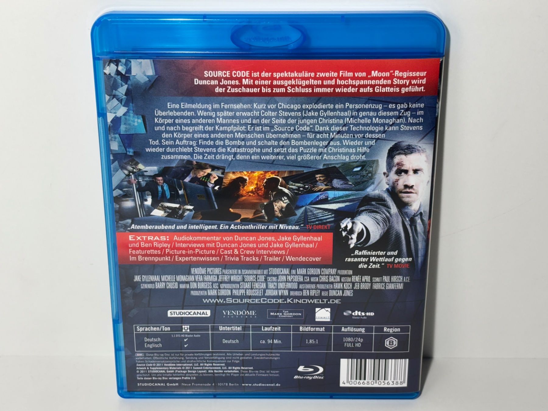 Alle DVDs: Source Code Blu Ray – Gebraucht aus Wilderswil von Sstriker 1