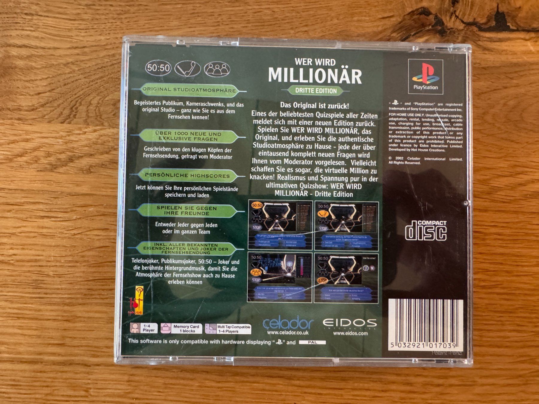 Sony Spiele: Wer Wird Millionär 3. (Dritte) Edition PS1 – Gebraucht aus Schaffhausen von bec_82fj 1