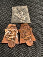 Fasnachtsplaketten Aesch 1978 und 1987