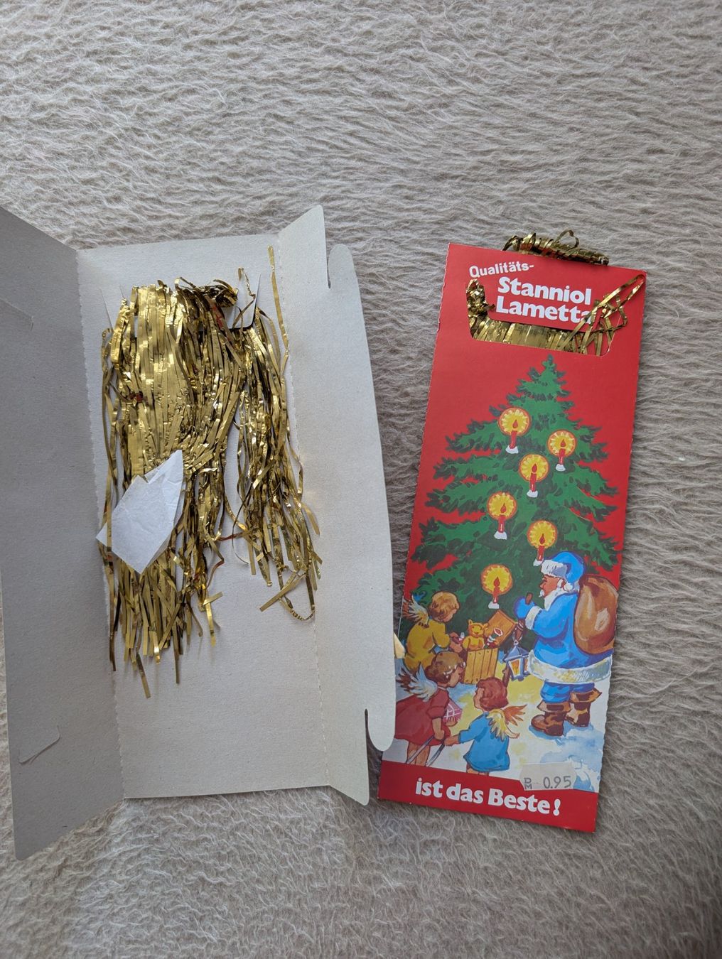 Tutte le decorazioni: Lametta Gold Weihnachtsdeko 2 Originalverpackungen – Nuovo (secondo la descrizione) da Baden venduto da Schildkroete50