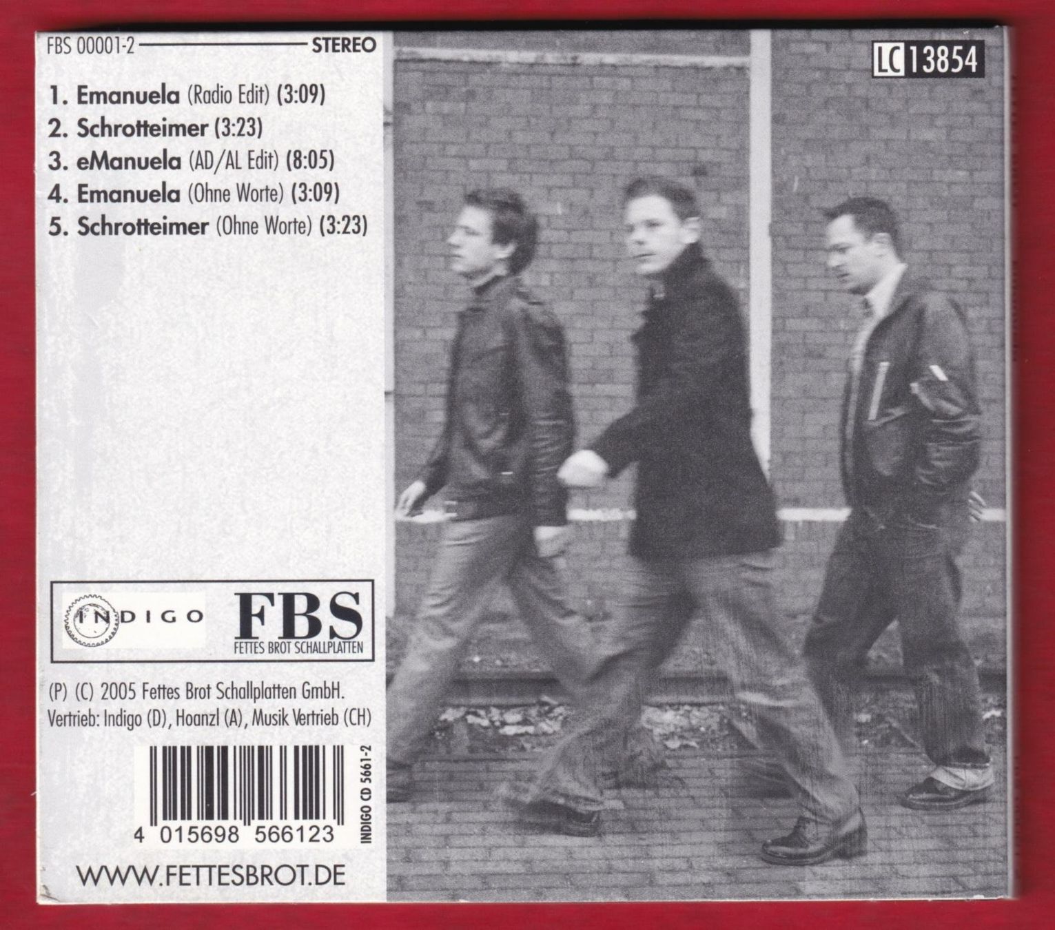 CD: Fettes Brot - Emanuela (CD-Maxi-Single) – Usato da Zürich venduto da Pfluftl2000 1