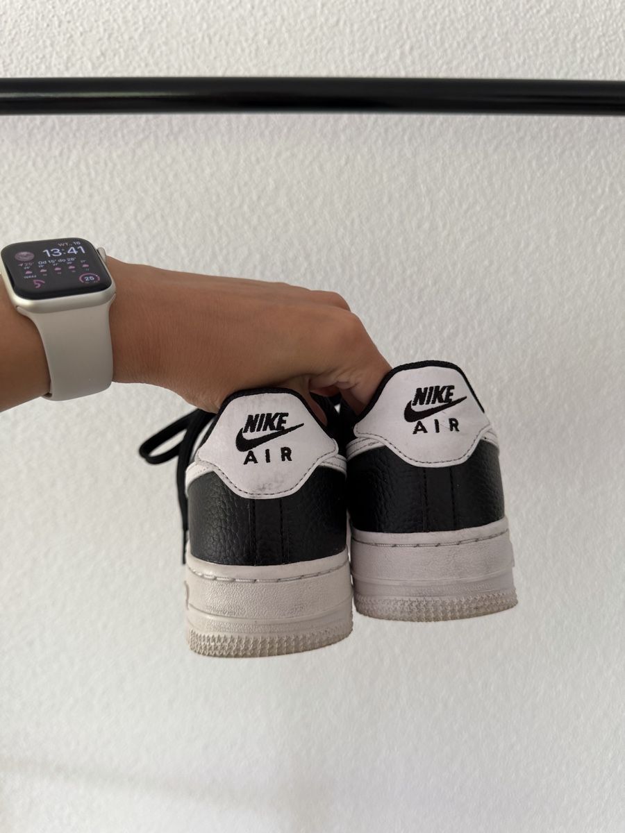 Nike Scarpe da uomo: Nike Air Force 1 Black White Sneakers – Usato da Gränichen venduto da Domsiiiii 3