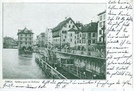 Zürich - Rathausquai + 1901