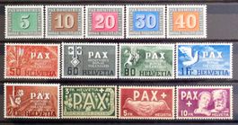 SVIZZERA 1945: La série PAX, neuve **