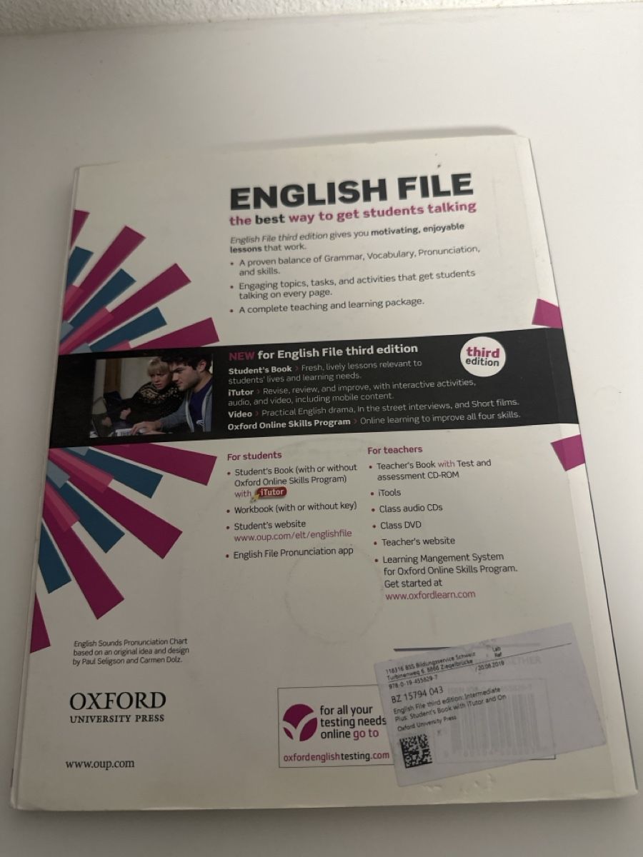 Libri: English File Intermediate Plus, Student’s Book – Usato da Udligenswil venduto da ste_2ftf 1