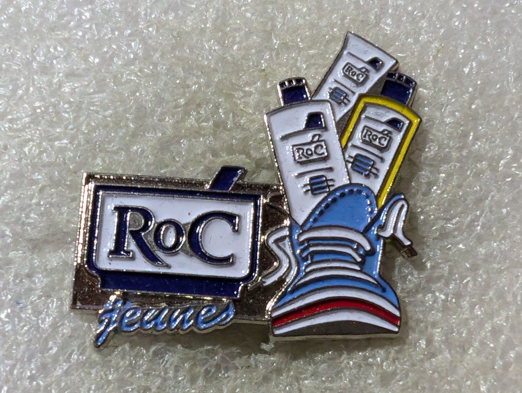 Placchette & Badge: Ansteckpin 60: RoC – Usato da Oppligen venduto da Pin-Fall-Shop