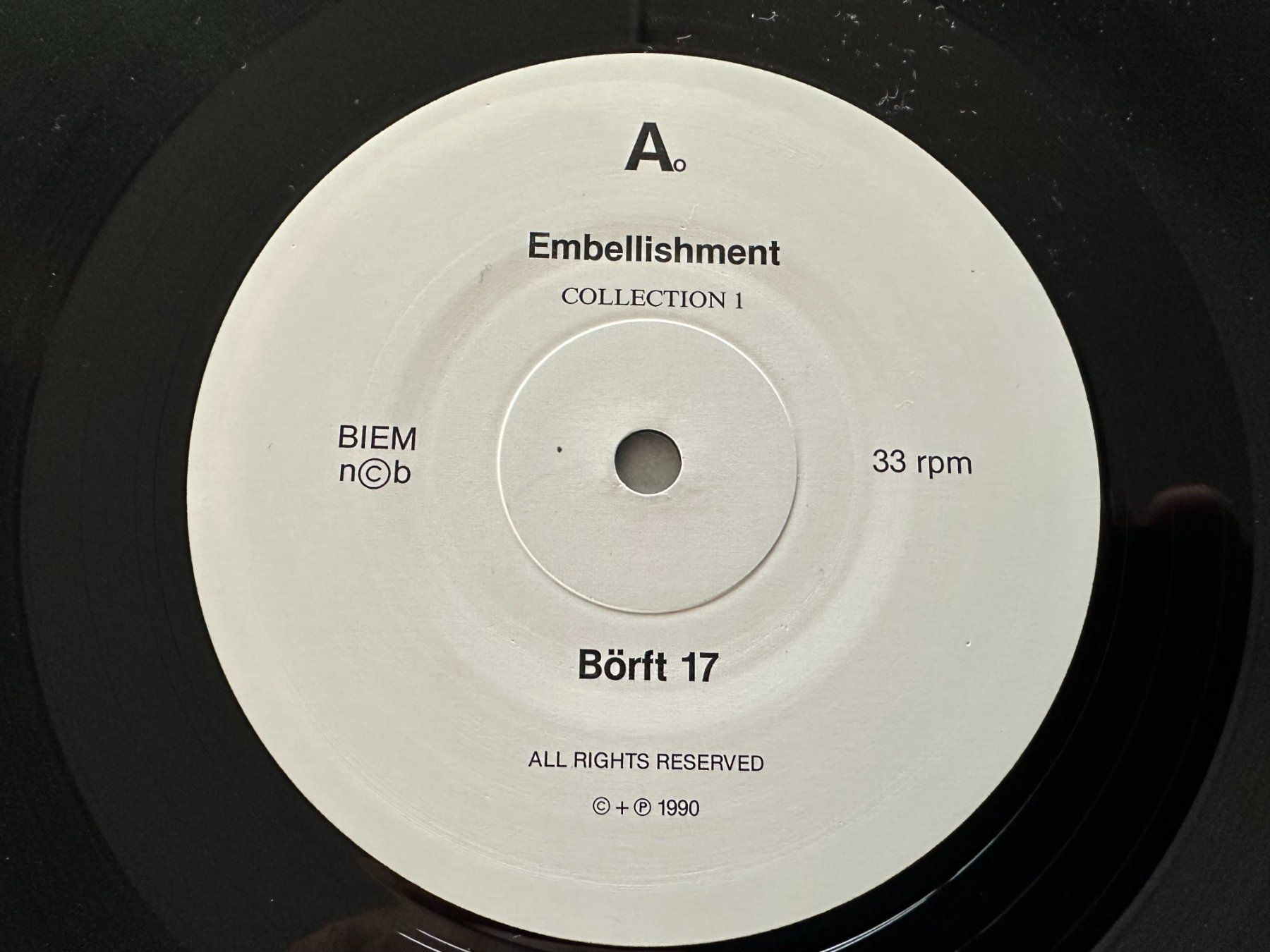 Schallplatten: EMBELLISHMENT LP COLLECTION 1 - INDUSTRIEL - EXPERIMENTAL – Gebraucht aus Sion von jaipur1401 5