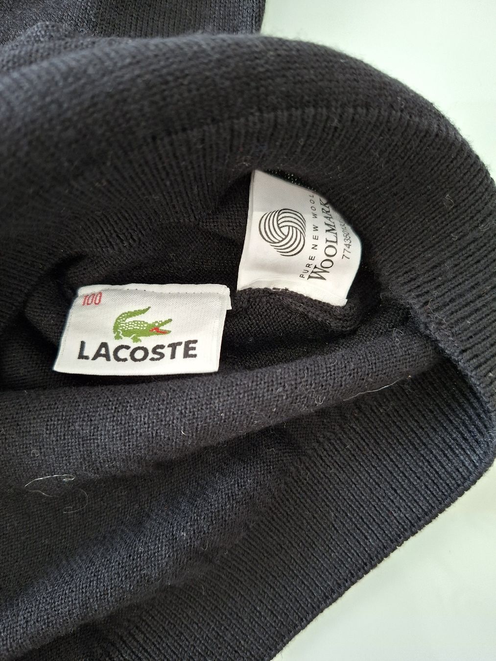 Lacoste Maglioni & Felpe: Pull Lacoste noir, col roulé, laine – Usato da Renens VD venduto da ser_j2fn 4