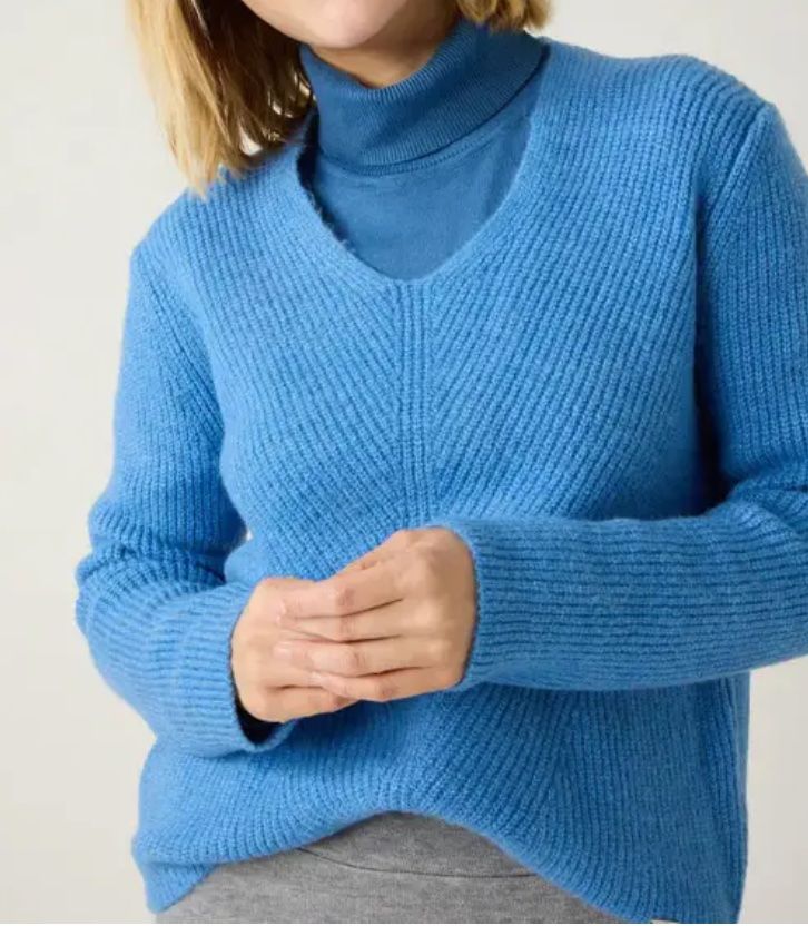 More & More Maglioni & Felpe: MORE & MORE Pullover: Gr. 38, hellblau, V-Ausschnitt (neu) – Nuovo (secondo la descrizione) da Basel venduto da Interstellar85
