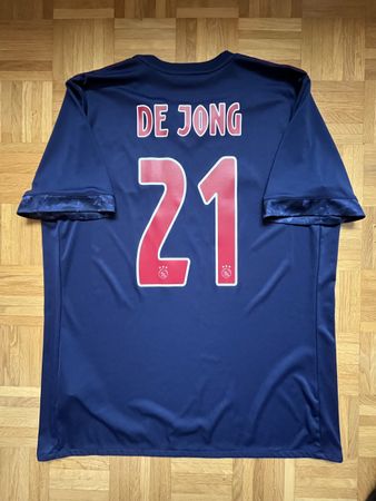 Original Frenkie De Jong Ajax Amsterdam Trikot 2017/18 XL