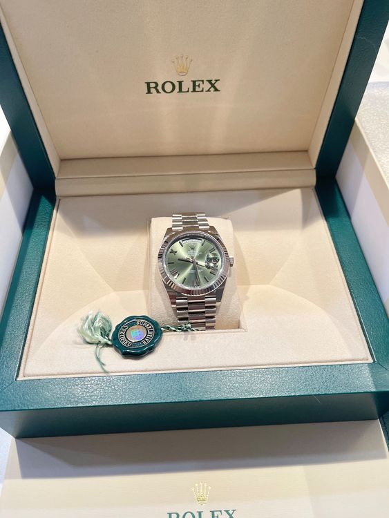 Rolex Orologi: Rolex Ref.228239 Daydate President Olive white gold 18ct B&P – Nuovo (secondo la descrizione) da Lugano venduto da Superstudiolugano 3